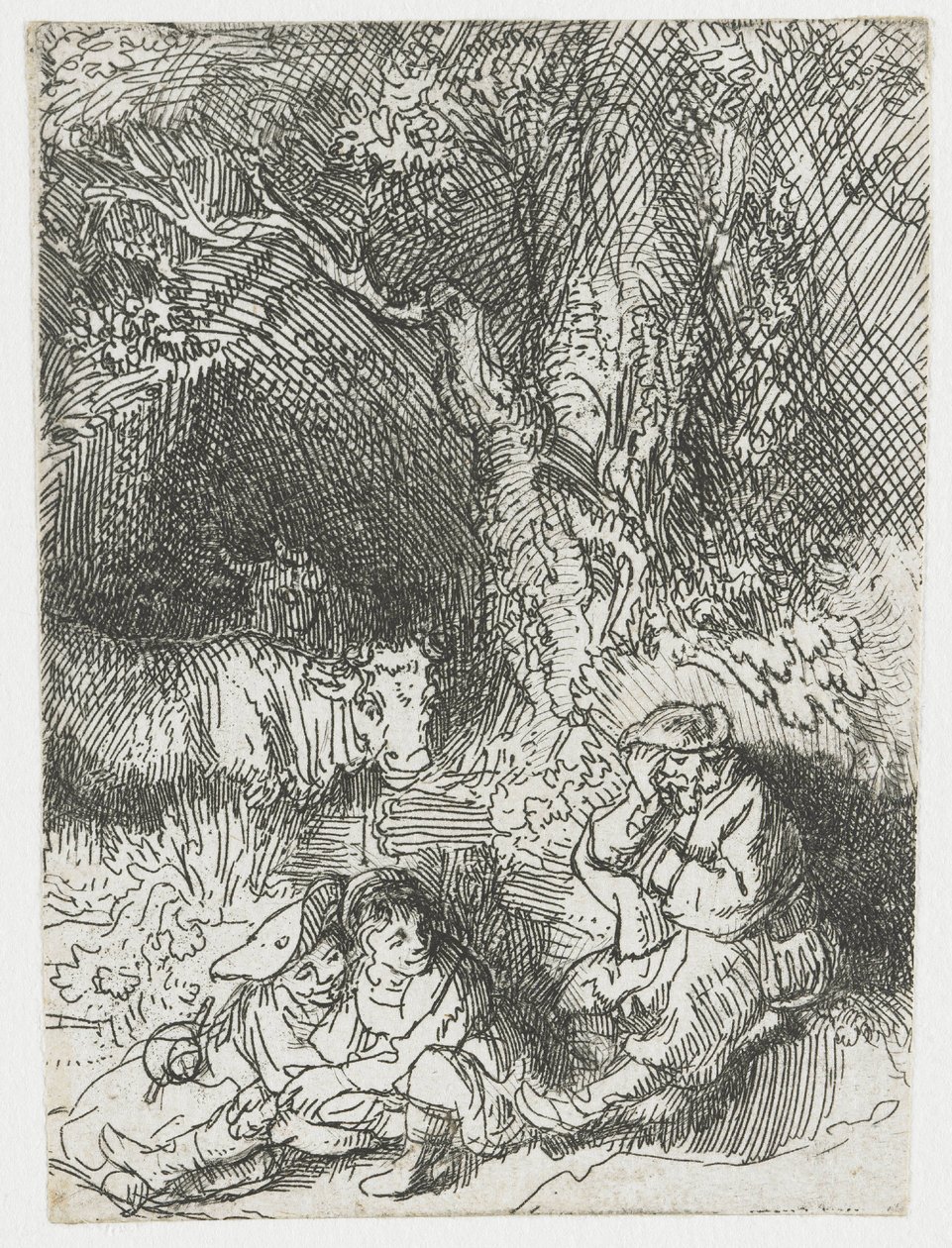 Den sovende gjeteren av Rembrandt van Rijn