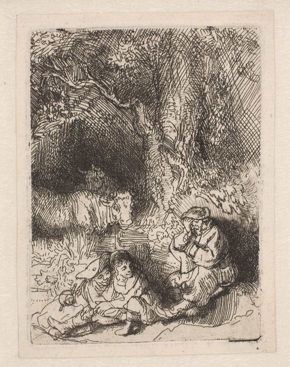 Den sovende gjeteren av Rembrandt van Rijn