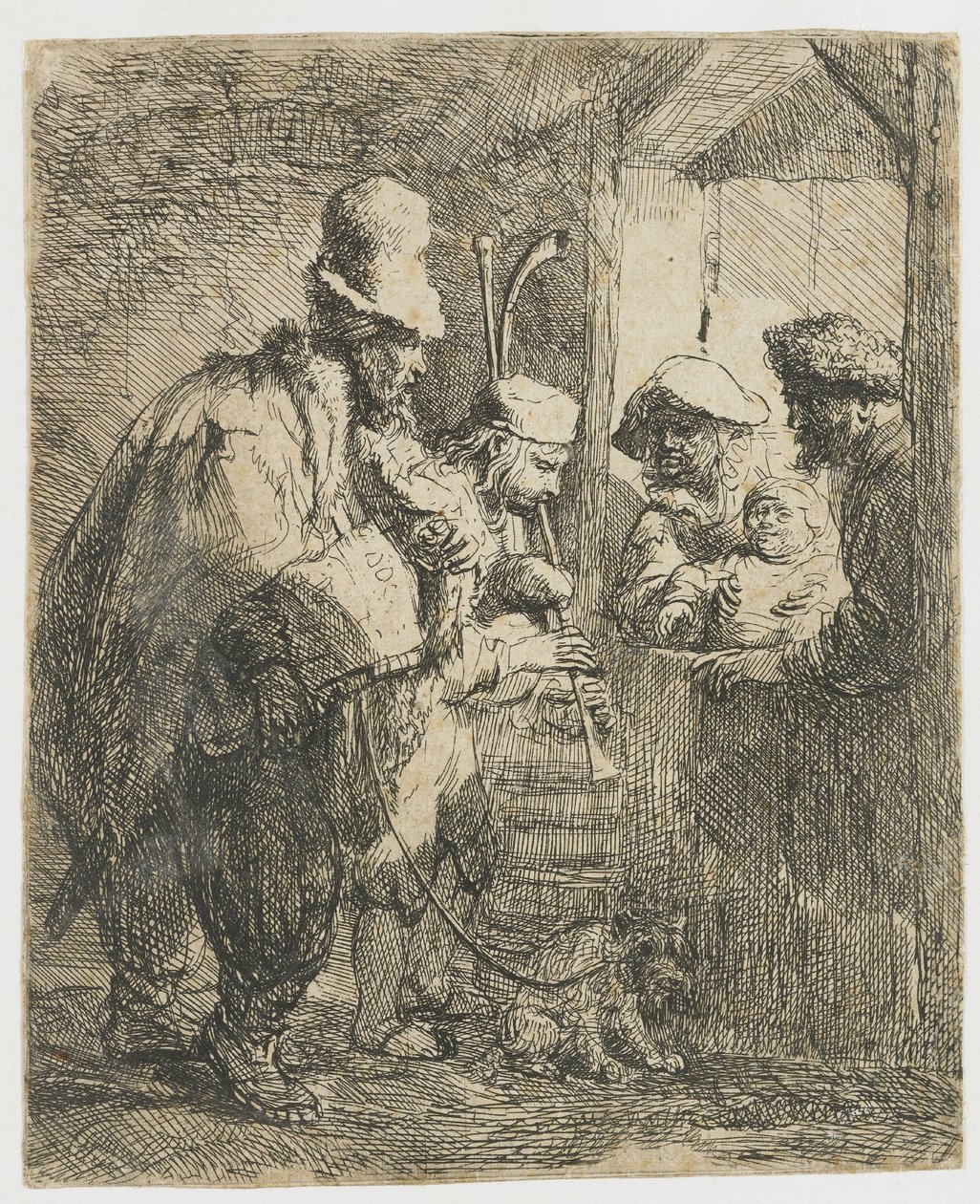 Gatemusikantene av Rembrandt van Rijn