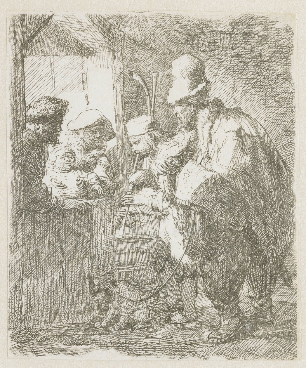 Gatemusikantene av Rembrandt van Rijn