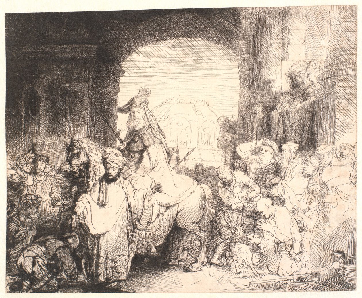 Mordekais triumf av Rembrandt van Rijn
