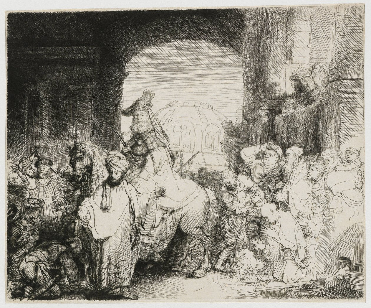 Mordekais triumf av Rembrandt van Rijn