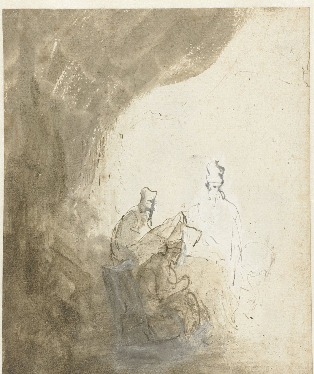 Tre skriftlærde av Rembrandt van Rijn