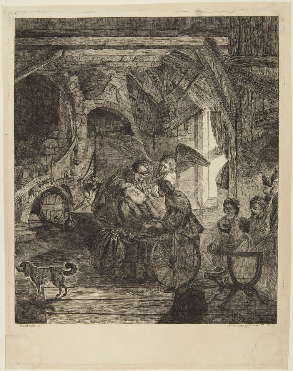 Tobias får synet tilbake av Rembrandt van Rijn