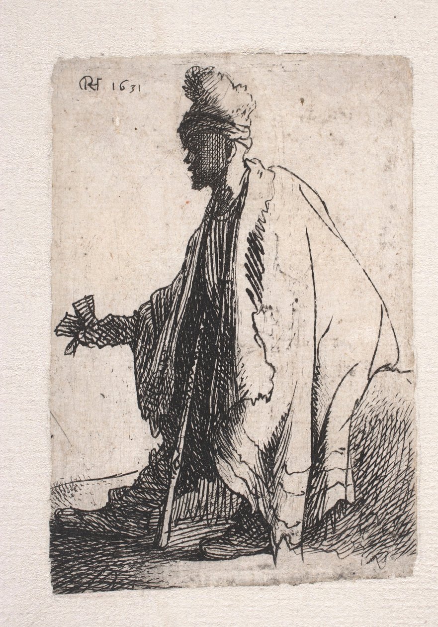 En spedalsk tigger av Rembrandt van Rijn
