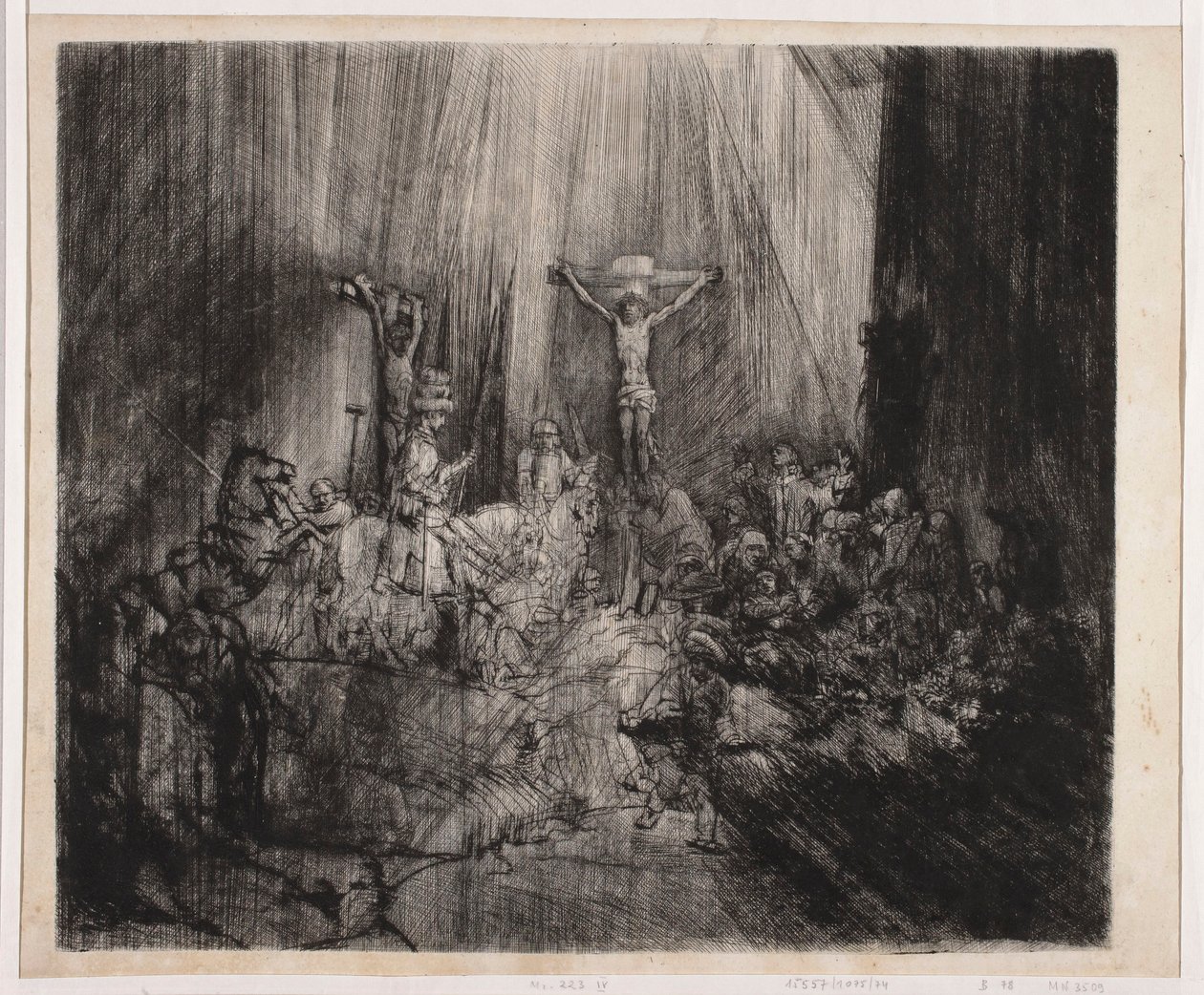 Tre kors av Rembrandt van Rijn