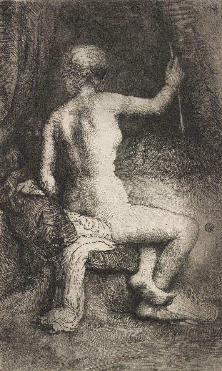 Kvinne med pilen, 1661. av Rembrandt van Rijn