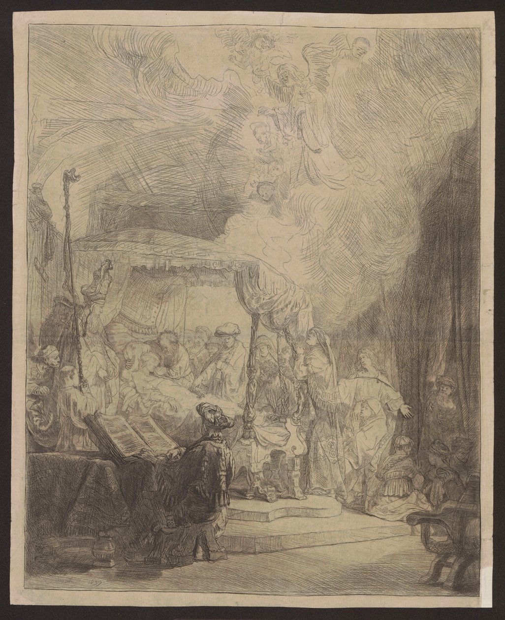 Jomfru Marias bortgang av Rembrandt van Rijn