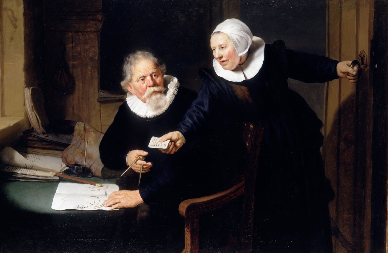 Skipsbyggeren og kona av Rembrandt van Rijn