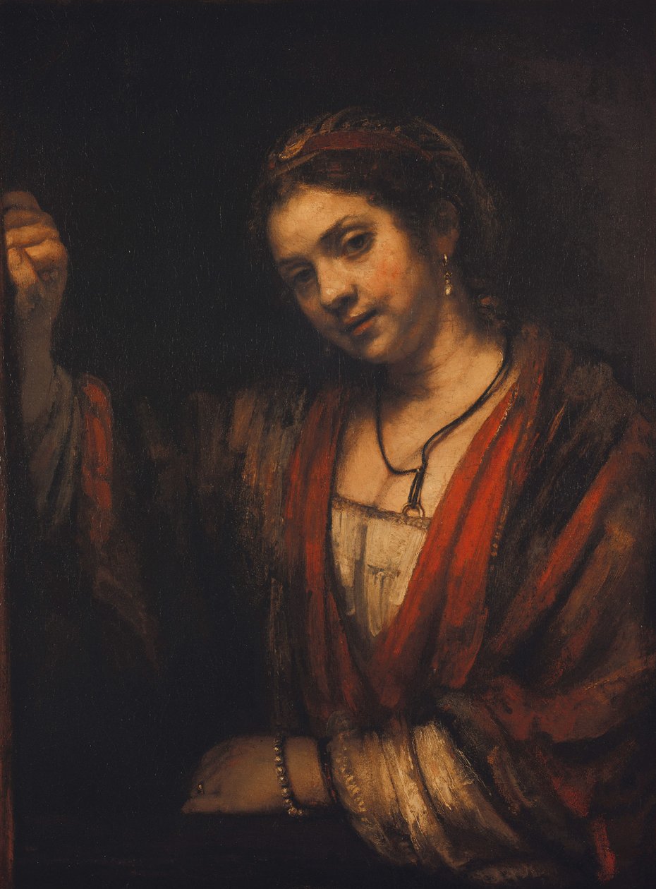 Portrett av Hendrickje Stoffels av Rembrandt van Rijn