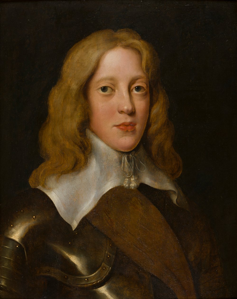 Portrett av The Hon. Edward Russell (1626-1665), ca. 1636-50 (olje på lerret) av Remee van Leemput