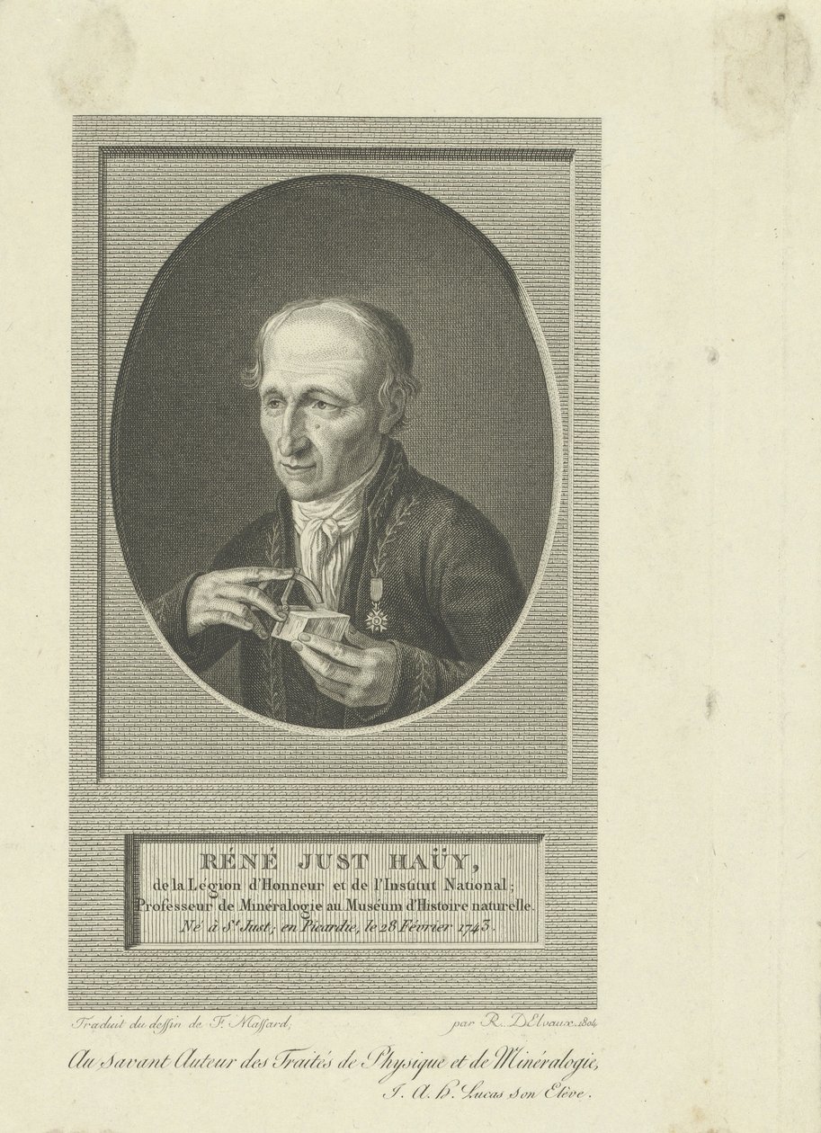 Portrett av René-Just Haüy 1743-1822, 1804. av Remi Henri Joseph Delvaux