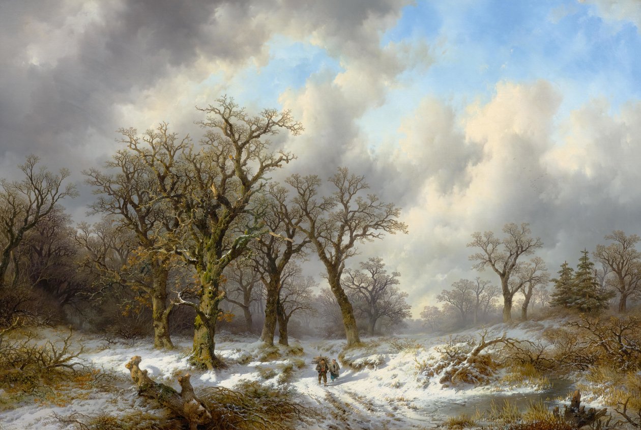 Vinterlandskap av Remigius Adrianus Haanen
