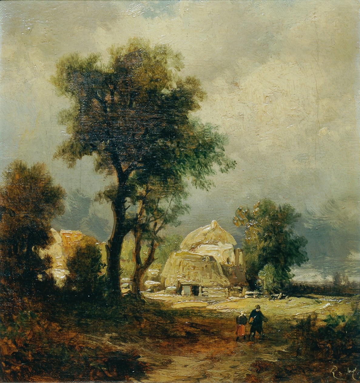 ungarsk landsby av Remigius Adrianus van Haanen