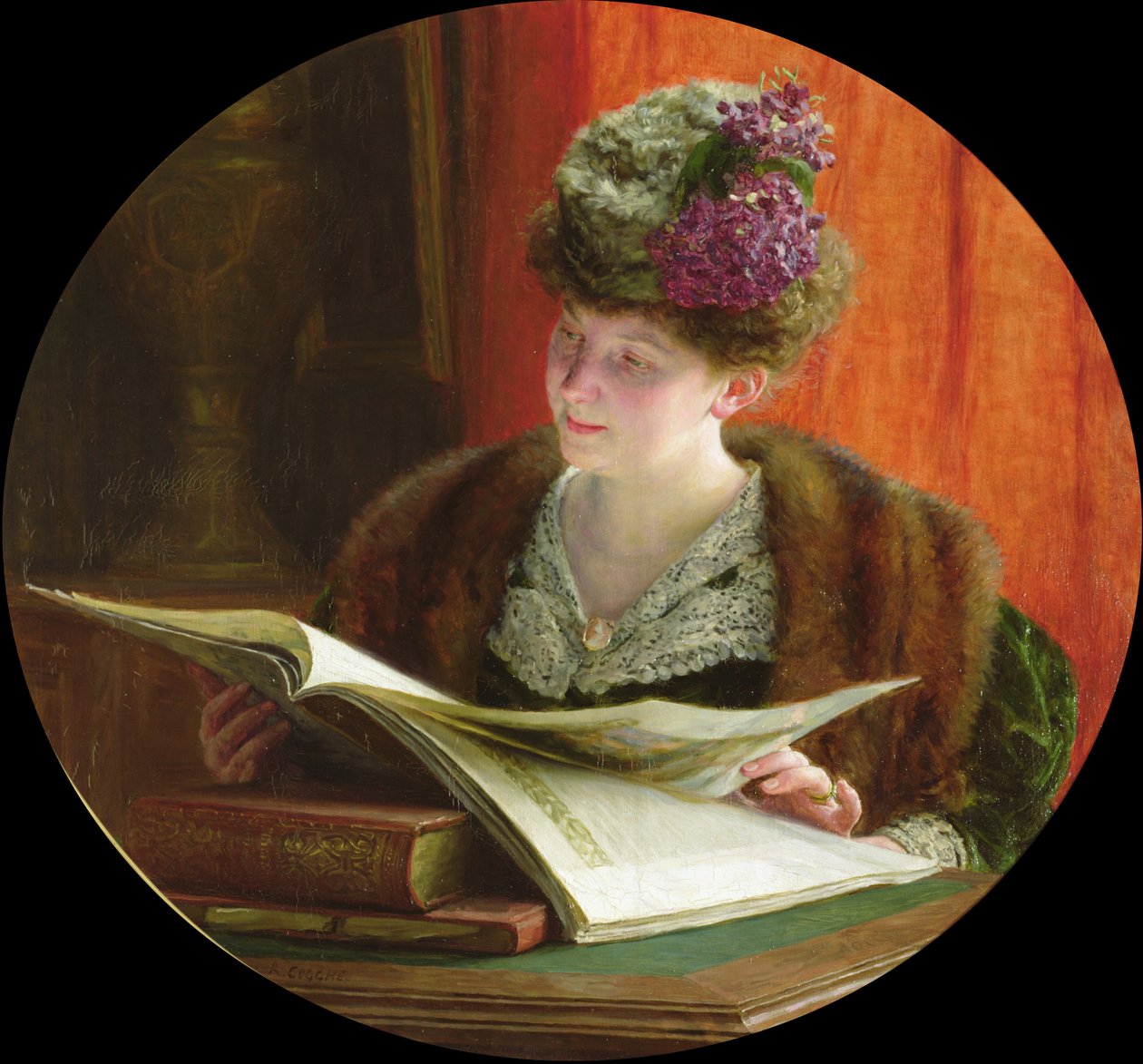 Madame Zoe Malard (f. 1884) 1907 av Remy Cogghe