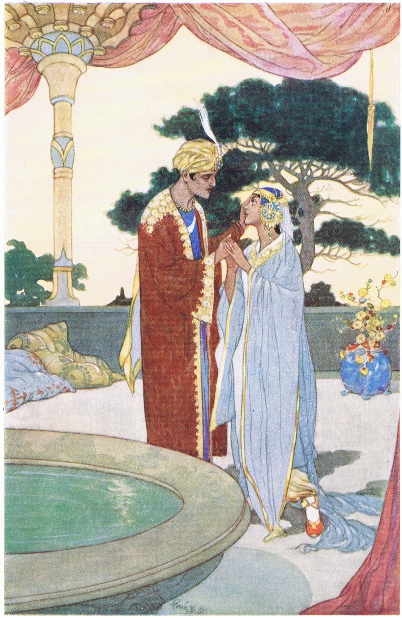 Noureddin og den vakre slaven, 1930-tallet av René Bull