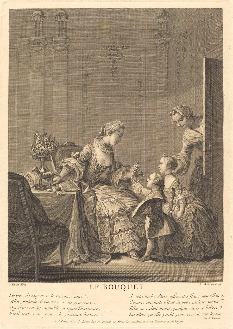 Buketten av René Gaillard after Charles Eisen