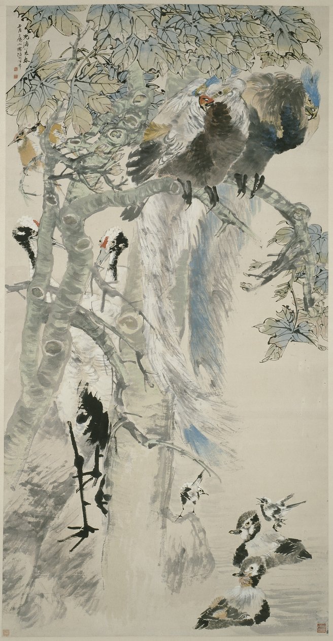 De fem dydene, Qing-dynastiet, 1895 av Ren Yi