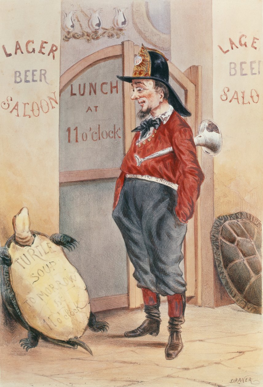 Offiser i USA: Brannmann, 1864 av Renard Jules Draner