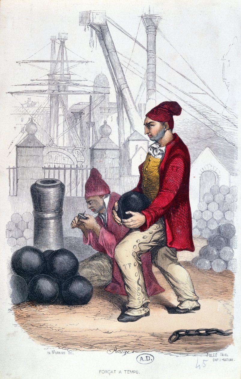 Dømt, ca. 1840 av Rene Demoraine