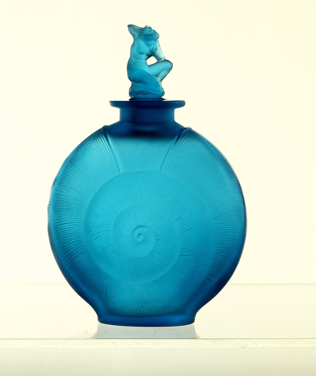Amphitrite duftflaske og propp (glass) av Rene Jules Lalique