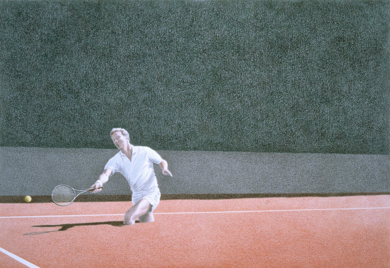 Graveltennis av Rene Boin