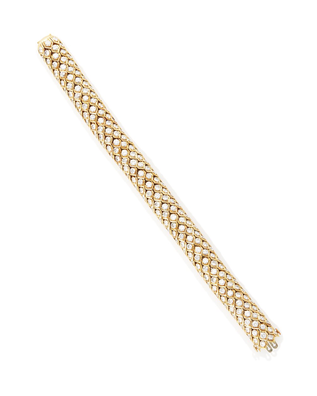 Ett av tre "Honeycomb"-armbånd, 1950-tallet av Rene Boivin
