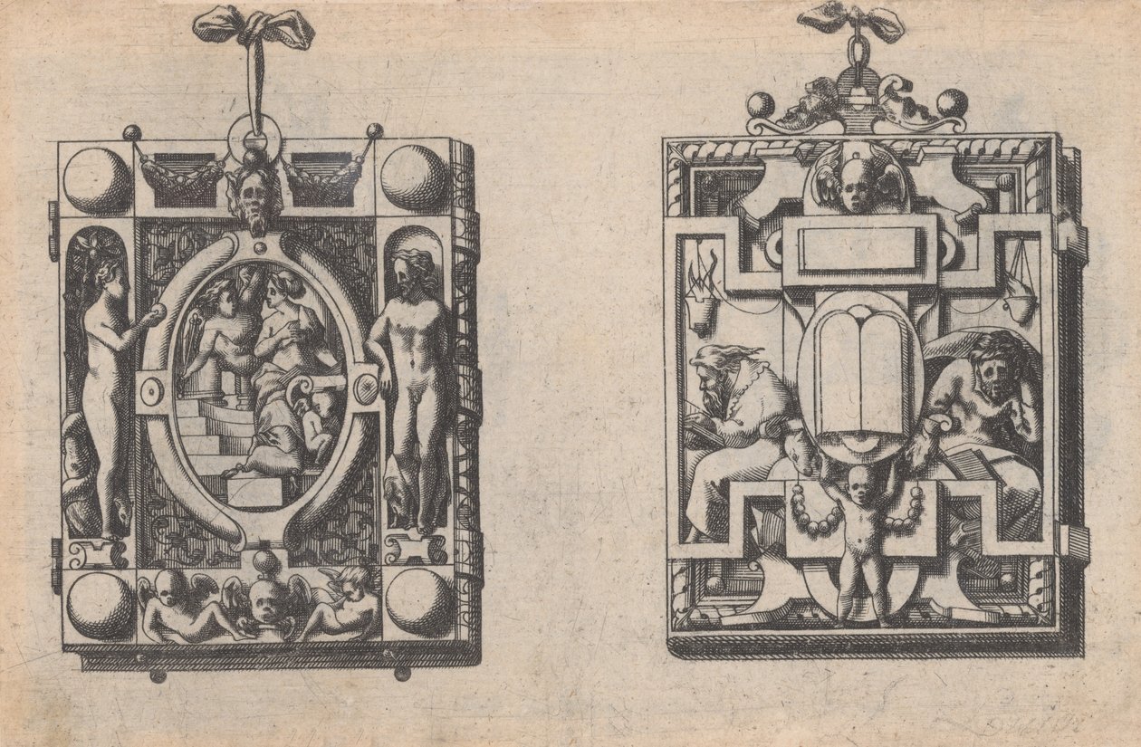 Smykke- og bijouteridesign, ca. 1600-1645. av Rene Boyvin