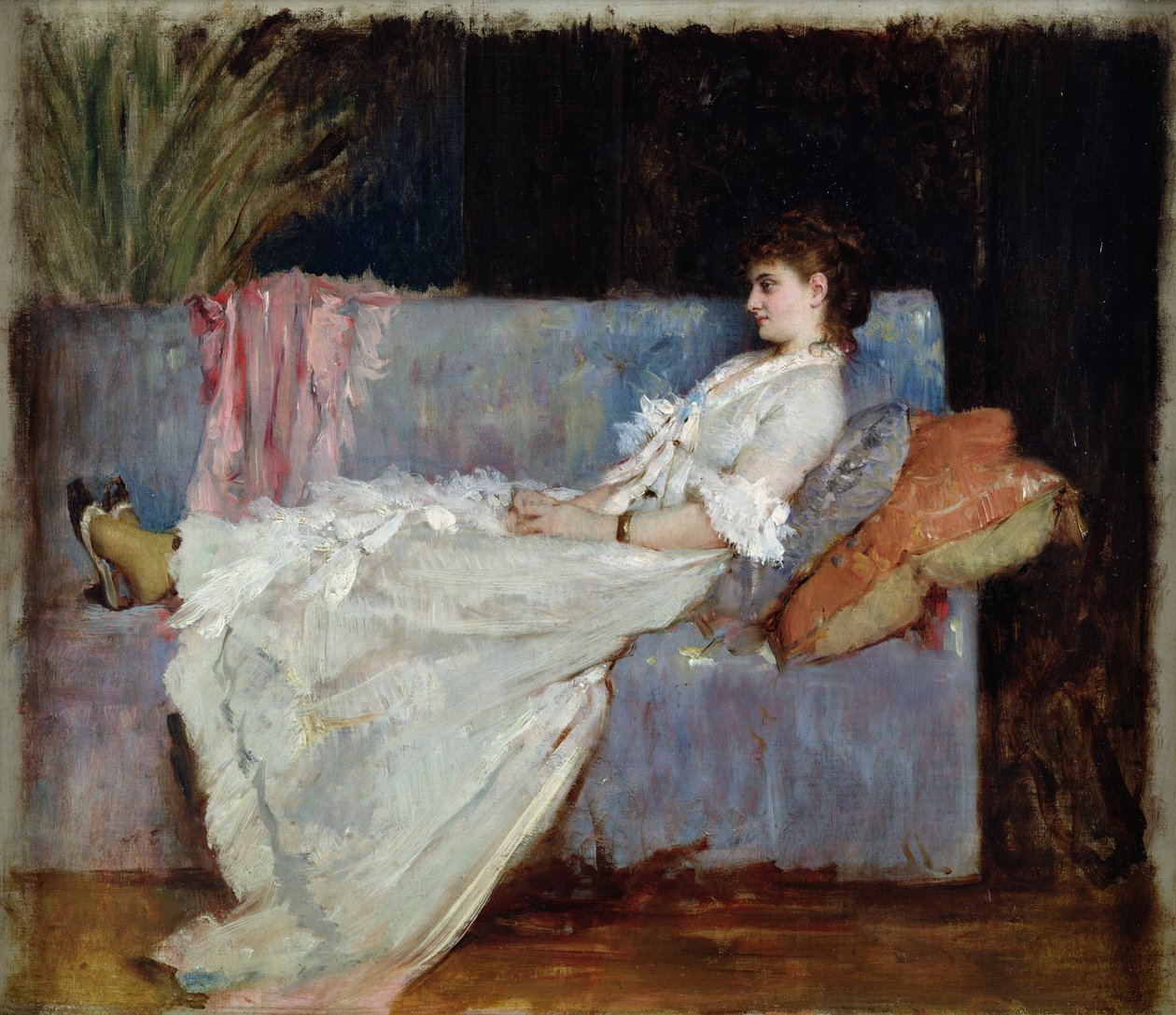 Madame Flahaut (olje på lerret) av René François Xavier Prinet