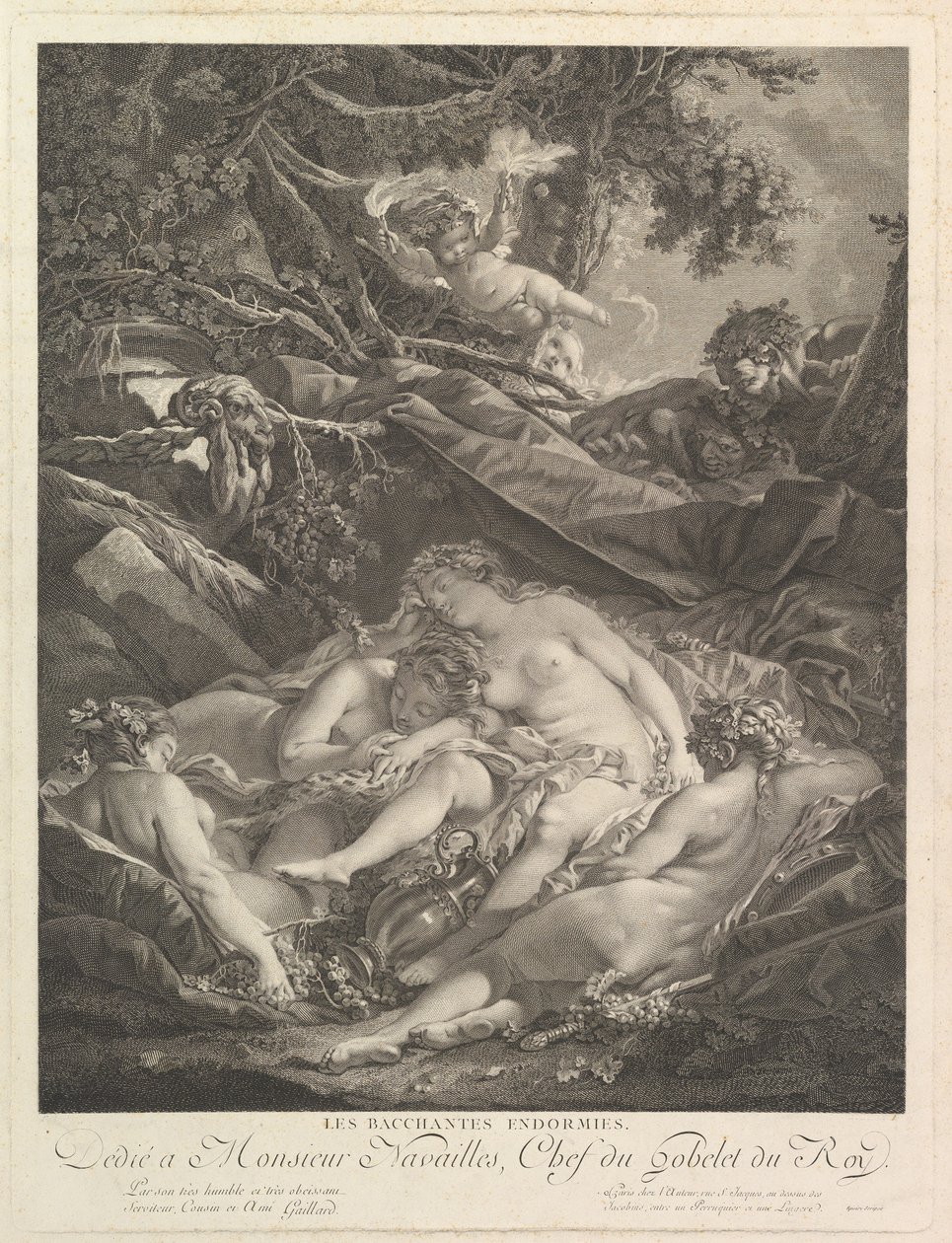 The Sleeping Bacchantes The Sleeping Bacchantes, 1700-tallet. av Rene Gaillard