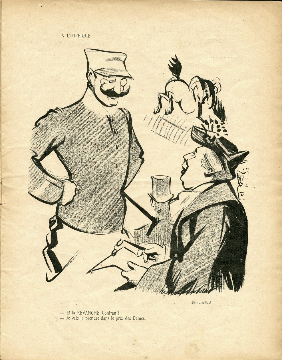 Illustrasjon av Hermann-Paul (1864-1940) i Vildanden av Rene George Hermann Paul