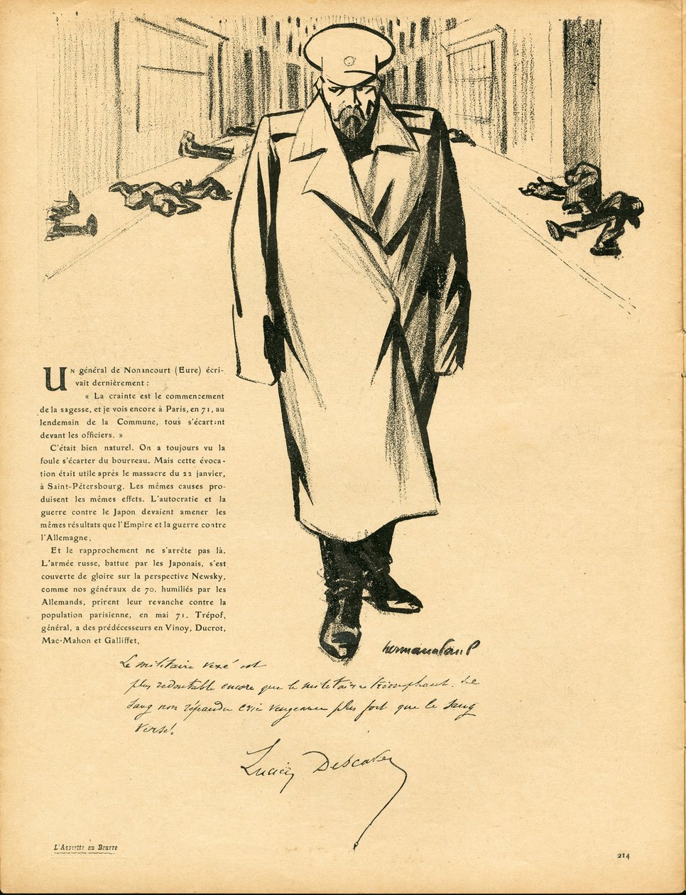 The Butter Plate, nummer 222, Satirical in Colors av Rene George Hermann Paul