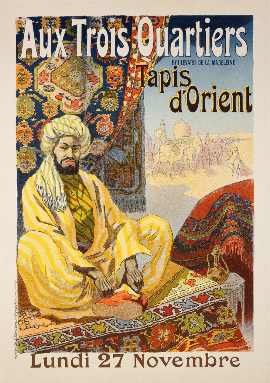 Reproduksjon av en plakat som reklamerer for 