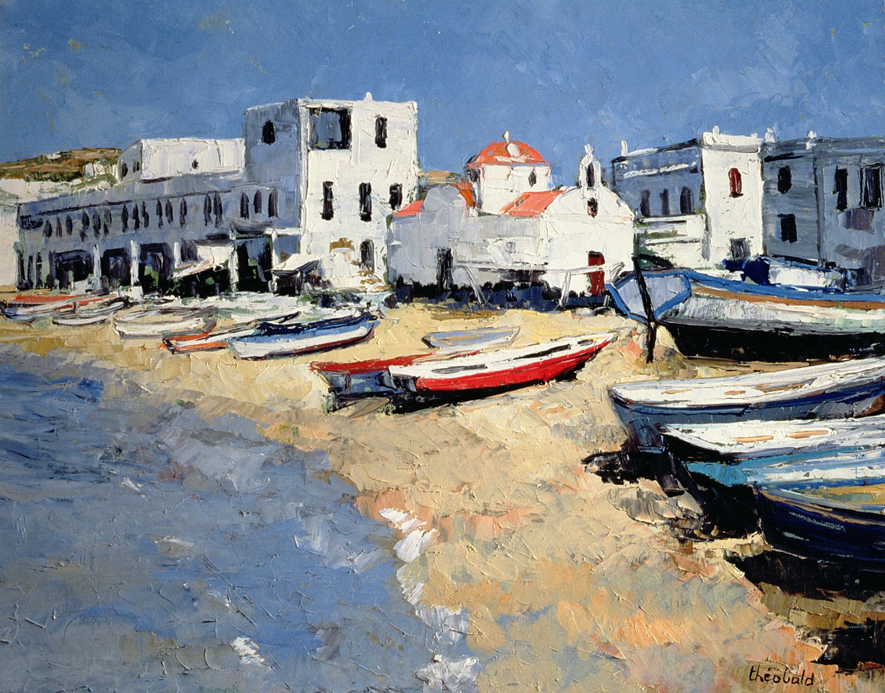 Mykonos kirke av Renee Theobald