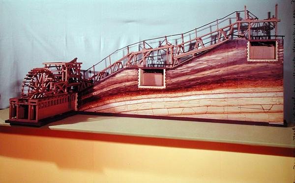 Model of the Marly Machine, 1676-82 (tre) av Rennequin Sualem