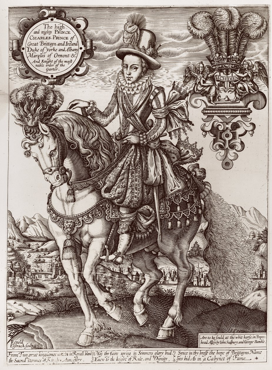 Charles I som prins av Wales til hest, fra 