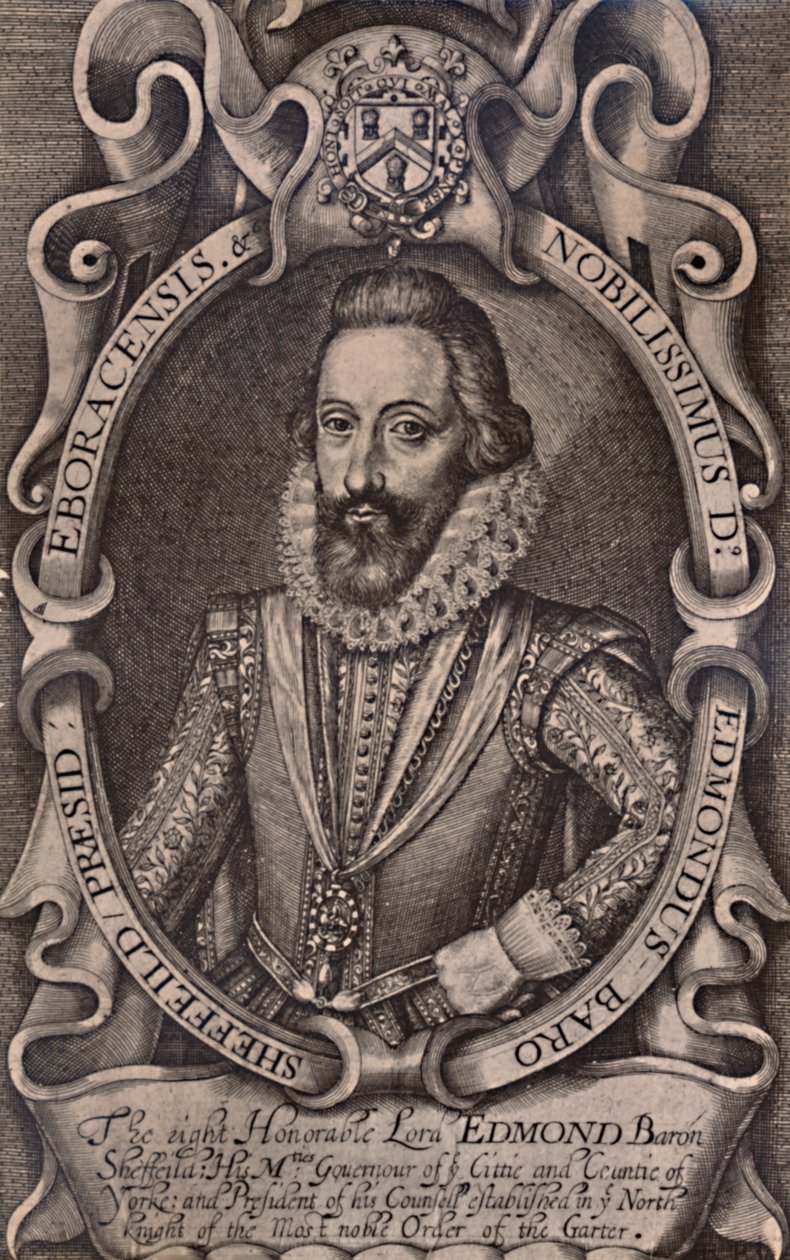 Edmund Sheffield, 1. jarl av Mulgrave, engelsk statsmann, tidlig på 1600-tallet 1894 av Renold Elstrack