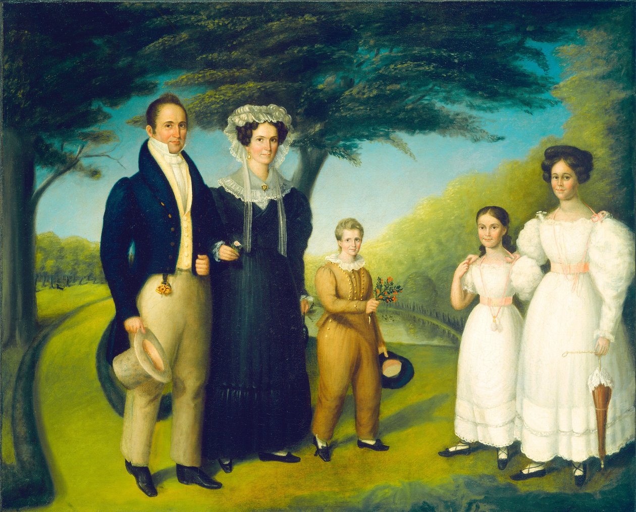 Dr. John Safford og familie av Reuben Rowley