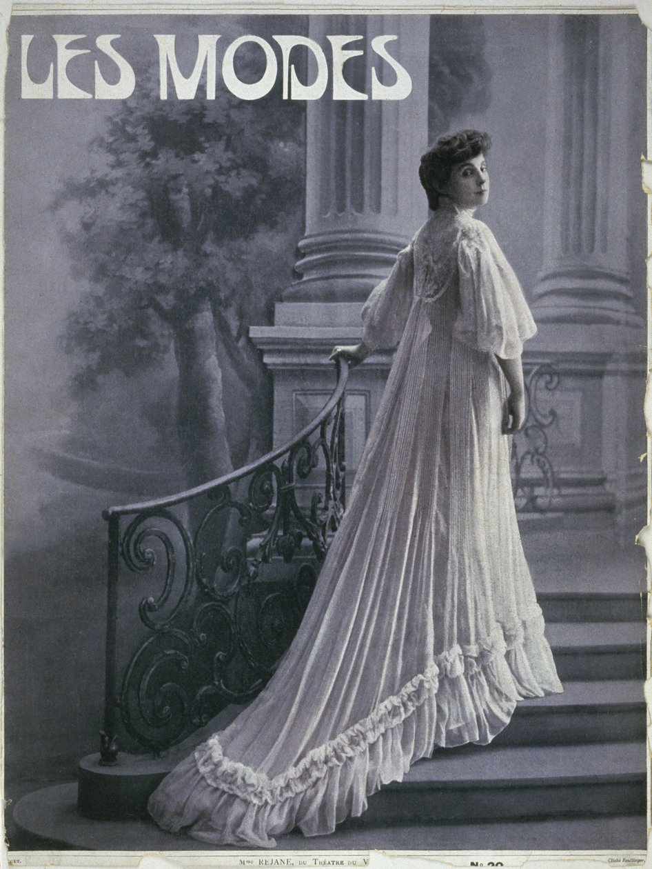 Madame Rejane ved Theatre du Vaudeville, forsideillustrasjon fra magasinet 