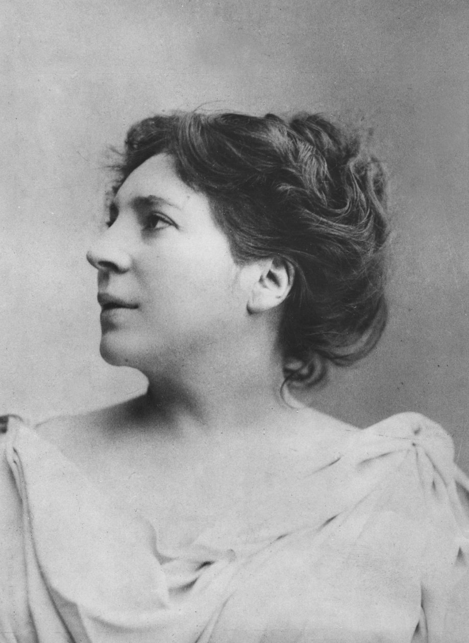 Portrett av Marie-Léonide Charvin, kjent som Agar av Reutlinger Studio