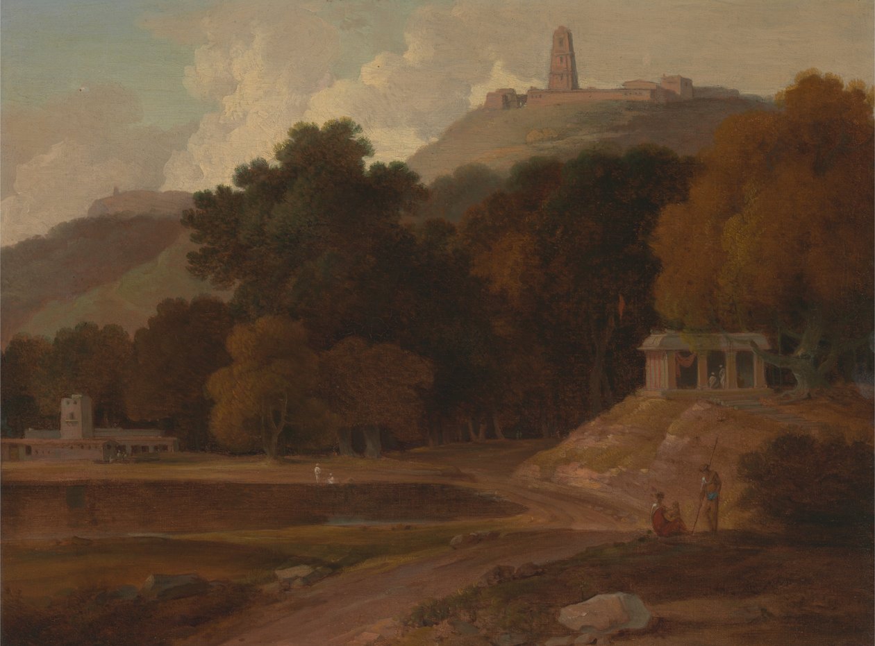 Kupert landskap i India av Rev. Edward Thomas Daniell