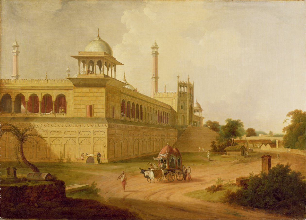 Jami Masjid, Delhi, 1811 av Rev. Edward Thomas Daniell