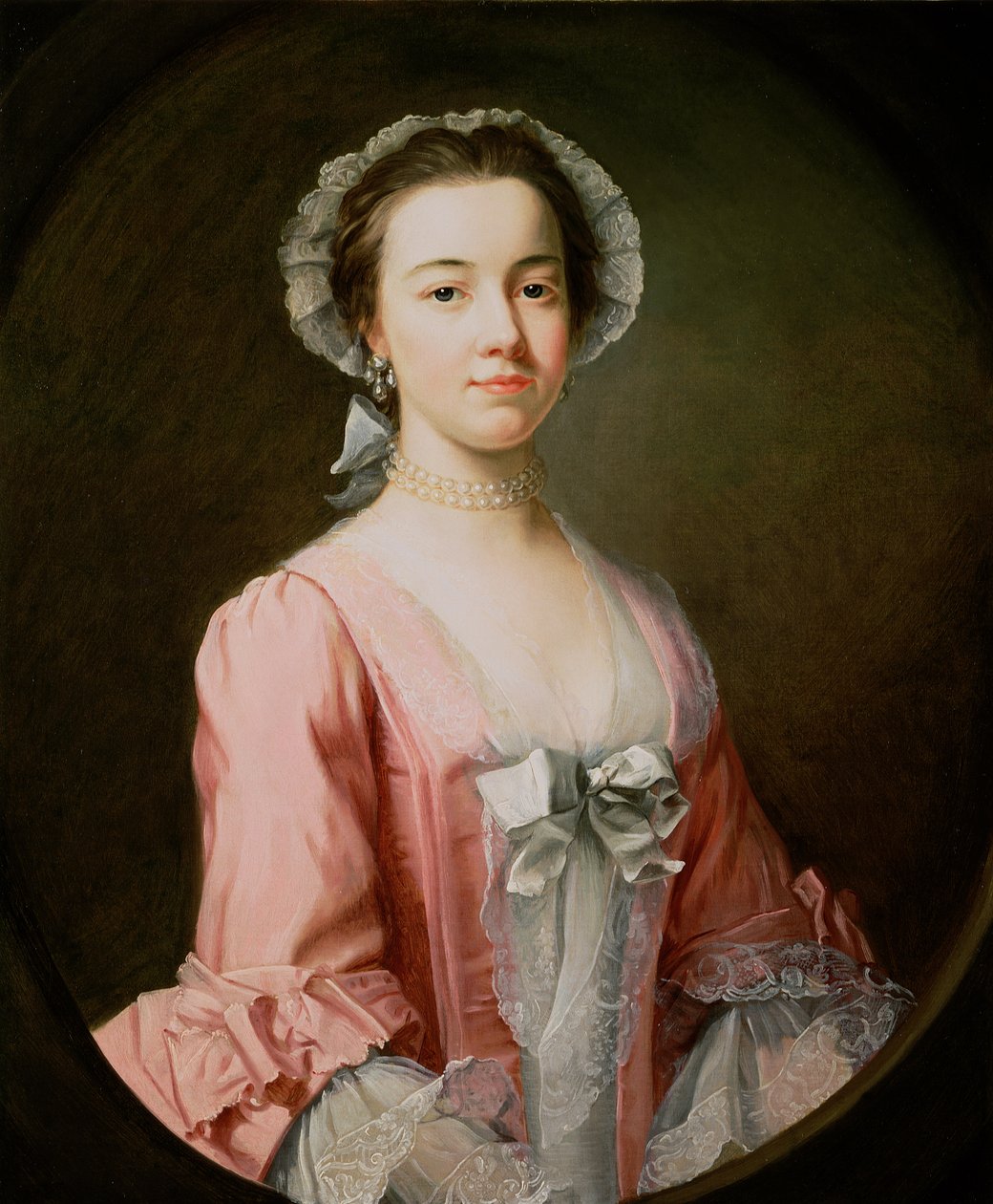 Portrett av en dame, sies å være fru Ann Downey av Rev. James Wills