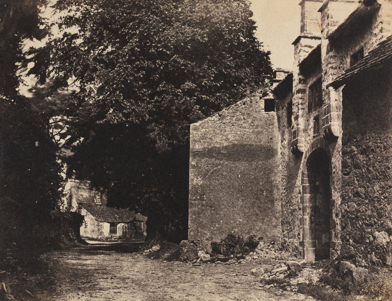 Inngangsporten til Borwick Hall, Lancashire av Rev. John Richardson Major