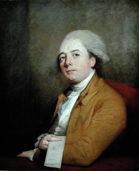 Portrett av John William Hamilton (olje på lerret) av Rev. Matthew William Peters