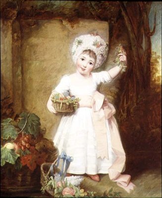 Portrett av Lady Isabella Manners, datter av hertugen av Rutland av Rev. Matthew William Peters