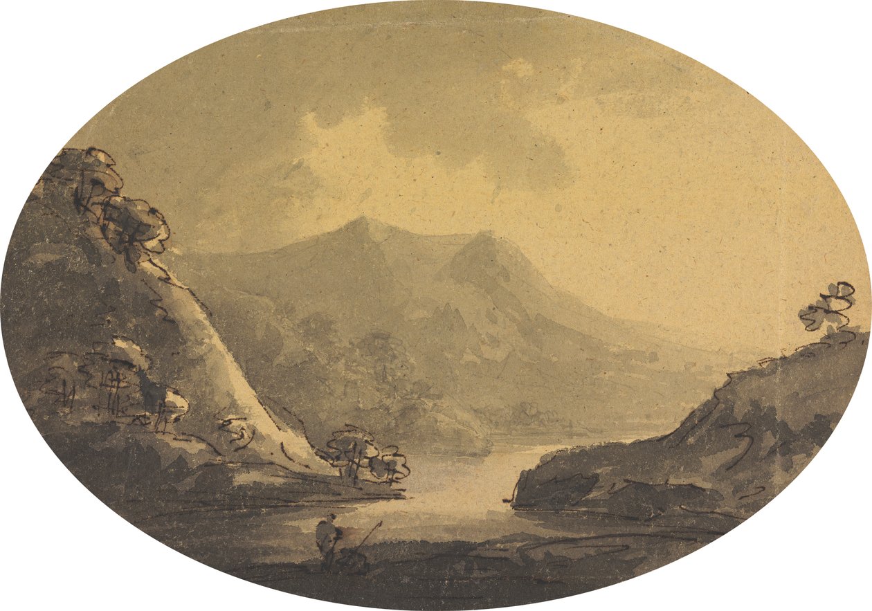 Landskap med fisker av Rev. William Gilpin