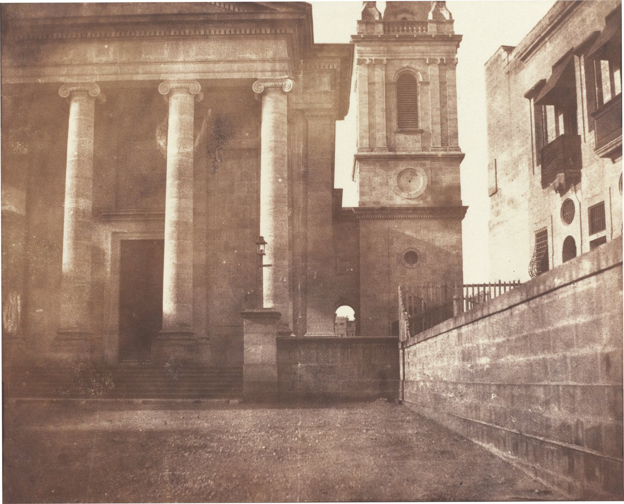 St. Pauls katedral, Valletta, Malta, med klokketårn av Reverend Calvert Richard Jones