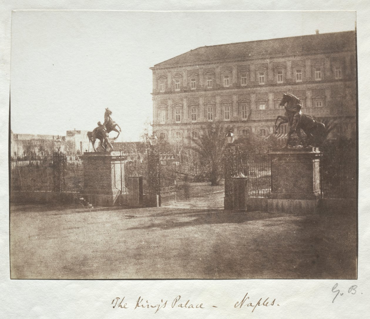 Kongens palass, Napoli av Reverend George Wilson Bridges