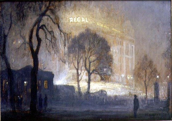 Regal fra Hyde Park på en tåkete natt av Rex Vicat Cole